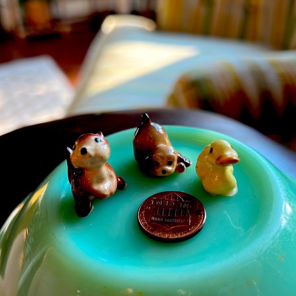 Hagen Renaker Other - Lot of Vintage Miniature Hagen Renaker Animal Figurines